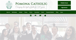 Desktop Screenshot of pomonacatholic.org